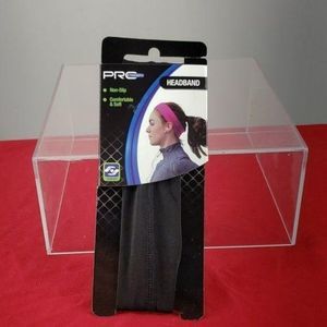 Pro Strength Black New Non Slip‎ Sports Headband